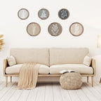 Threehoney 6 Pcs Framed Botanical Wall Art Set Floral Wall Art Vintage Boho - Image 3