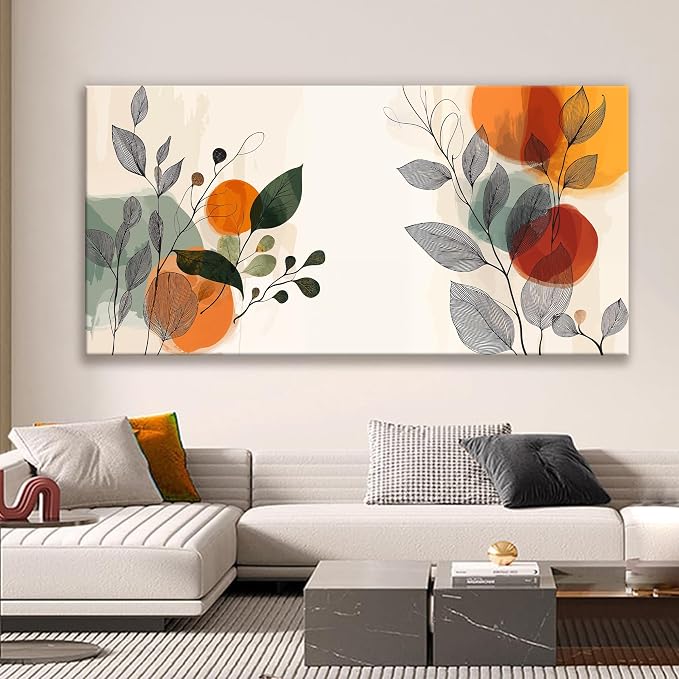 Suconvng Canvas Wall Art For Living Room Home Wall Decor Modern Boho Canvas Art - Image 5