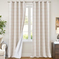 Lajode Plaid Curtains Pattern Printed 90 Inches Long by Lajode