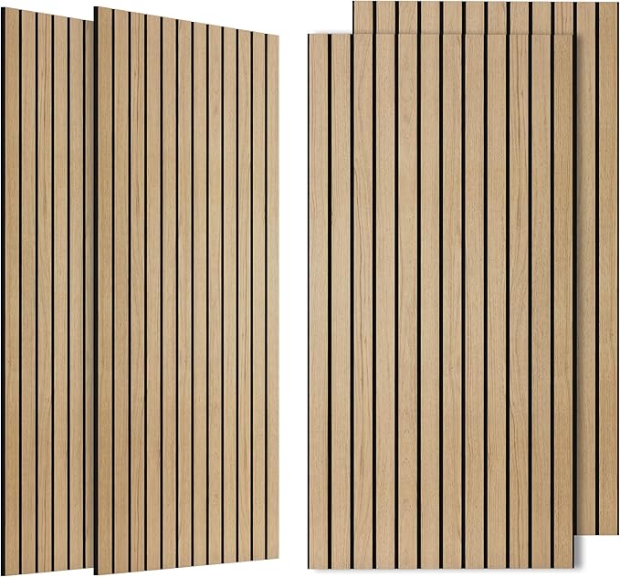4 Pack Soundproof Wall Panels, Decorative Noise Dampening Panels, Sound Panels by AUTORIFIC