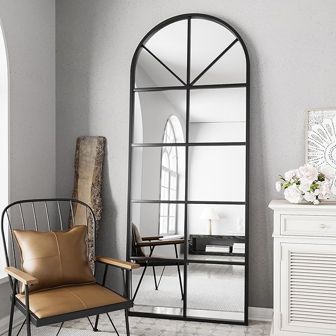 Floor Full Length Mirror, Oversize Wall Full Body Mirrors, No Stand - Image 3