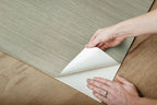 York Wallcoverings Natural Sisal Pine Peel and Stick Grasscloth Wallpaper - Image 5