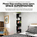 Corner Shelf Wall Mount, 7-Tier Floating Corner Bookshelf - Image 5