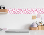 FLFK Pink Heart Wallpaper Border - Image 4