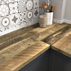 WESTICK Wood Peel and Stick Wallpaper Rustic Butcher Block Contact Paper by WESTICK