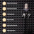 36 Pack AUSLET Acoustic Panels 12 x 12 x 2 Inches, Pyramid Sound Proof Foam - Image 5