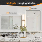 Delma Bathroom Mirror, High-Definition Vanity Mirror, Versatile Mirror - Image 7