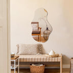 PERFNIQUE Irregular Wall Mirror Asymmetrical Mirror, Cloud Frameless Mirror - Image 9