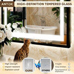 Antok 72X36 LED Bathroom Mirror - Image 3