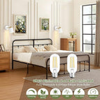 Lomoky Dimmable Wall Sconces Set of 2, Adjustable Angle Wall Lights - Image 6