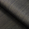 FunStick 15.8"x240" Black and Gold Grasscloth Wallpaper Self Adhesive Fabric by FunStick