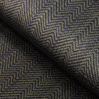 FunStick 15.8"x240" Black and Gold Grasscloth Wallpaper Self Adhesive Fabric by FunStick