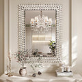 Kelly Miller 30"x40" Jeweled Bathroom Wall Mirror, Large Rectangle Decorative by KellyMiller