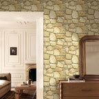 COMSTICKC 3D Faux Stone Wall Panel Peel and Stick Wall Covering, Ultra-Light - Image 3