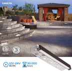 LEONLITE 8-Pack 12 Inch LED Hardscape Lighting, Update Retaining Wall Lights - Image 5