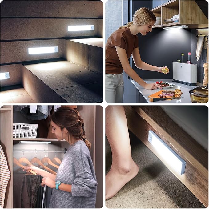 6 Pack Under Cabinet Lights Wireless, 32 LED Motion Sensor Light Indoor - Image 7