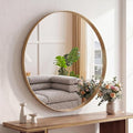 DUMOS 28-Inch Round Wall Mirror, Bathroom Wall Circle Mirror by DumosLifestyle