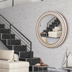 24 Inches Rustic Round Wall Mirrors - Image 4