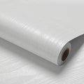Peel and Stick Wallpaper White Wood Wall Paper by LOVADA
