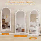 ZHUNFA External Three-Layer Arched Full Length Mirror - Image 5