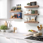 Sorbus Floating Shelves for Wall – 16 Inch Floating Shelf for Kitchen, Living - Image 5