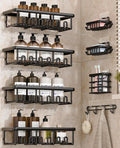 8 Pack Adhesive Rustproof Shower Shelves by Unknown