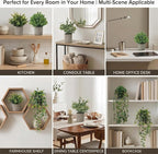 5 pcack Fake Hanging Plants for Wall Home Room Office, Small Fake Plants Decor - Image 7