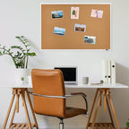 Mr. Pen- White Frame Cork Bulletin Board, Office Wall Cork Board - Image 7