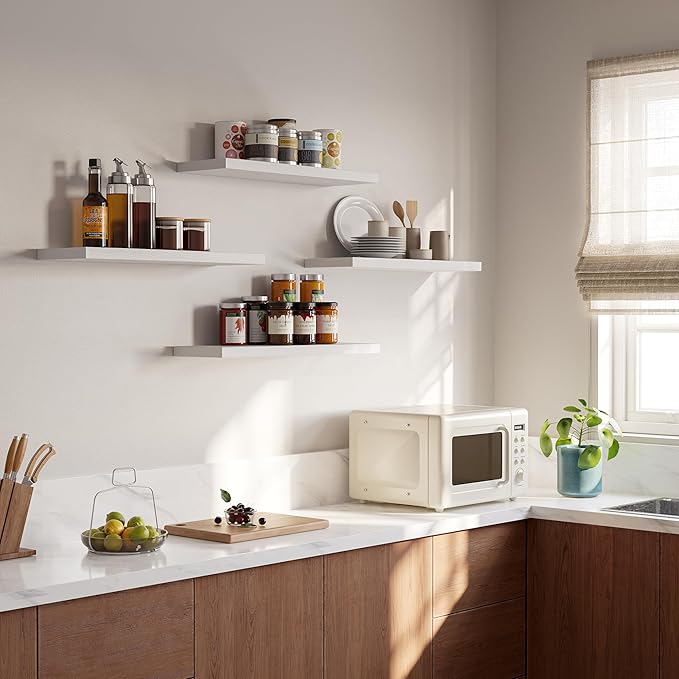 YUFLINX 23’’White Floating Shelves - Image 5