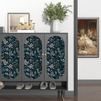 Laatse Vintage Wallpaper Peel and Stick Dark Floral Wallpaper 17.5'' x 393'' - Image 4