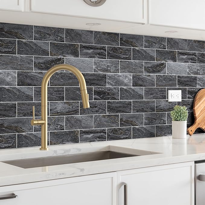 StyloVue 100 Pieces Peel and Stick Backsplash - Image 2