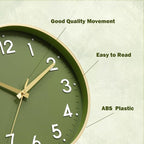 Mosewa Wall Clock 8 Inch, Battery Operated Silent Non-Ticking Modern Analog - Image 9