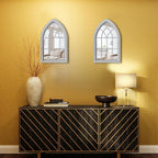 ZEXUIRU 2 Set. Rustic Wall Mirrors - Image 5