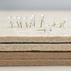 Bulletin Board, 24 x 18 inches Decorative Felt Pin Board, Cork Board Alternative - Image 3
