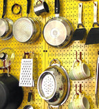 Yellow Metal Pegboard by Wall Control - Image 7