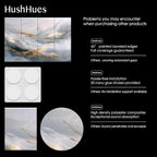 8-Pack Art Acoustic Wall Panels 48x32 Inches Decorative Sound Absorbing Panels- - Image 4