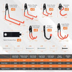 TONDA Garage Hooks, 20 Pack Garage Organization, Wall Storage Hooks Heavy Duty - Image 8