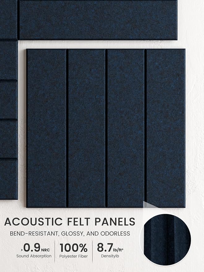 Bumusty Large Cork Board Alternative-48 x 36" Felt Bulletin Board Tiles - Image 3