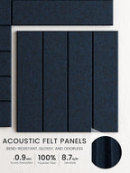 Bumusty Large Cork Board Alternative-48 x 36" Felt Bulletin Board Tiles - Image 3