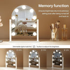 ZL ZELing Makeup Mirror with Lights, Vanity Mirror with Lights, Lighted Makeup - Image 3