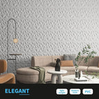 Art3d 33-Pack 3D Wall Panels for Interior Wall Decor, Modern Diamond Textured - Image 3