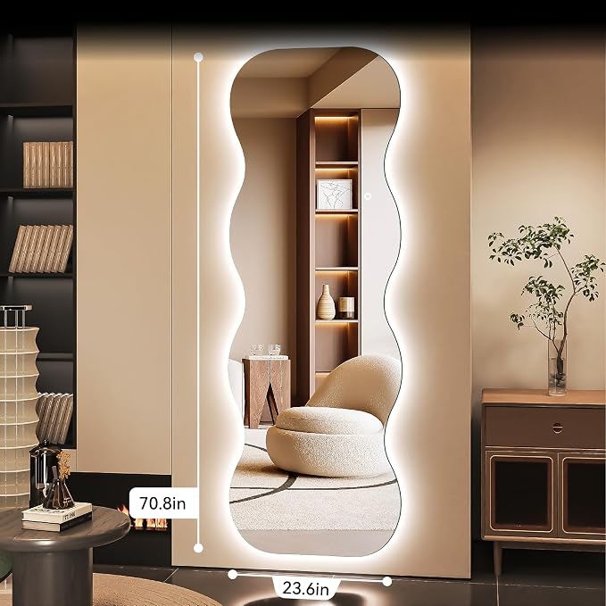 Hasipu Wavy Full Length Mirror - Image 2