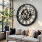 ImprovingLife The Gears Clock The Original Real Moving Gear Wall Clock Vintage - Image 5