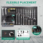 FRAYSCENT Slat Wall Paneling Garage Slat Wall Storage Systems Slatwall Panels - Image 2