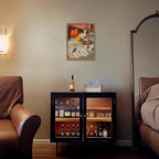 Vintage Framed Cocktail Canvas Wall Art, Retro Dice and Cards Poster Print - Image 7