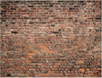 YYNXSY 8X6FT Brown Brick Wall Background Primary Color Brick Background Large by YYNXSYPhotographySupplies