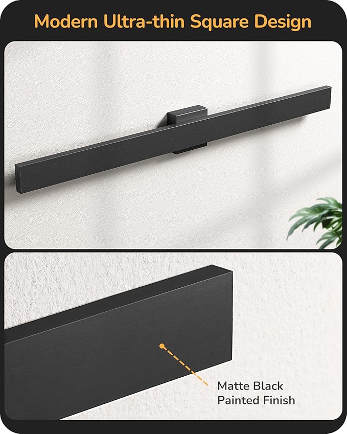 EDISHINE 2 Pack Modern Outdoor Wall Lights Dimmable, 39.3" Linear Led Exterior - Image 6