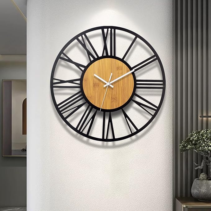 1st owned Wall Clocks for Living Room Decor, Round Silent Non Ticking, Modern - Image 6