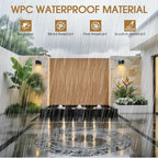 WPC Slat Wall Panels 8 Pack 96" x 6", Waterproof Fluted Wall Paneling, Accent - Image 3