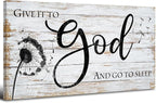 AIYISU Christian Bible Verses Wall Art Rustic Wall Decor by HOME